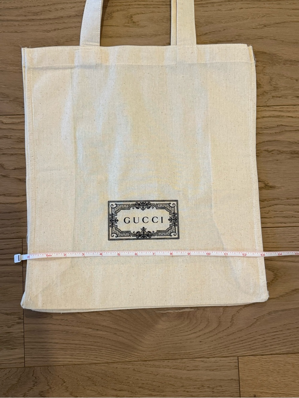 Gucci Cream Canvas Logo Tote Brand New Never Used - Picture 2 of 3
